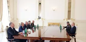 Azerbaycan Cumhurbaşkanı Aliyev, Milli Savunma Bakanı Güler'i kabul etti