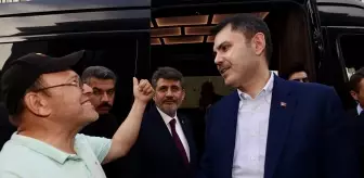 Bakan Kurum, Depremzedeleri Ziyaret Etti