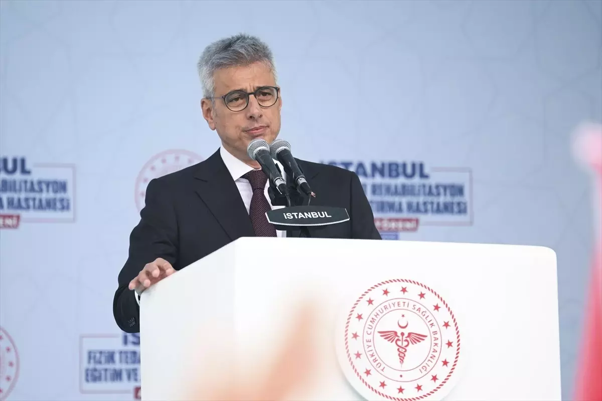 Bakan Memişoğlu, İstanbul Fizik Tedavi ve Rehabilitasyon Eğitim ve Araştırma Hastanesi'nin açılışında konuştu Açıklaması