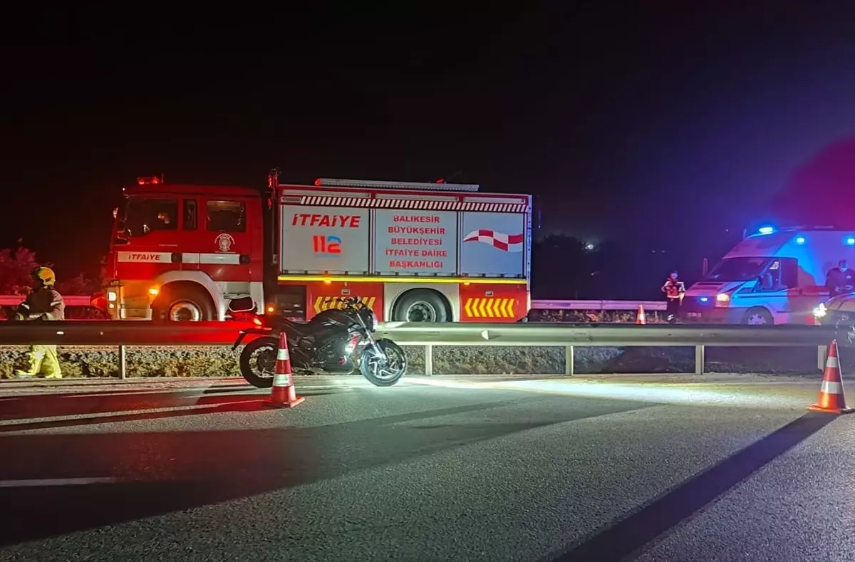 Susurluk'ta Motosiklet Kazası: Sürücü Hayatını Kaybetti