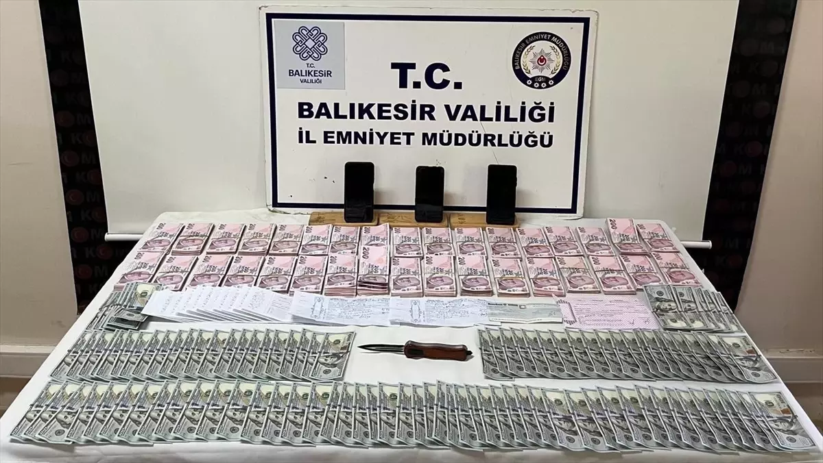 Balıkesir'de Tefecilik Operasyonu: 6 Gözaltı