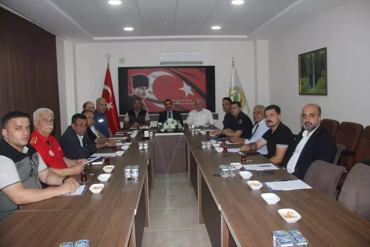 Bozyazı'da Yangın Komisyonu Toplantısı Yapıldı