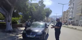 Mersin Bozyazı'da Trafik Uygulaması Yapıldı