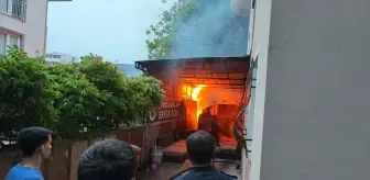 İnegöl'de Öğrenci Yurdunda Yangın Çıktı