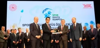 Çanakkale Onsekiz Mart Üniversitesine 'Spor Dostu Kampüs' ödülü