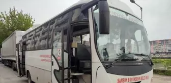 Samsun'da Otobüs Yayaya Çarptı: 86 Yaşındaki K.A. Yaralandı