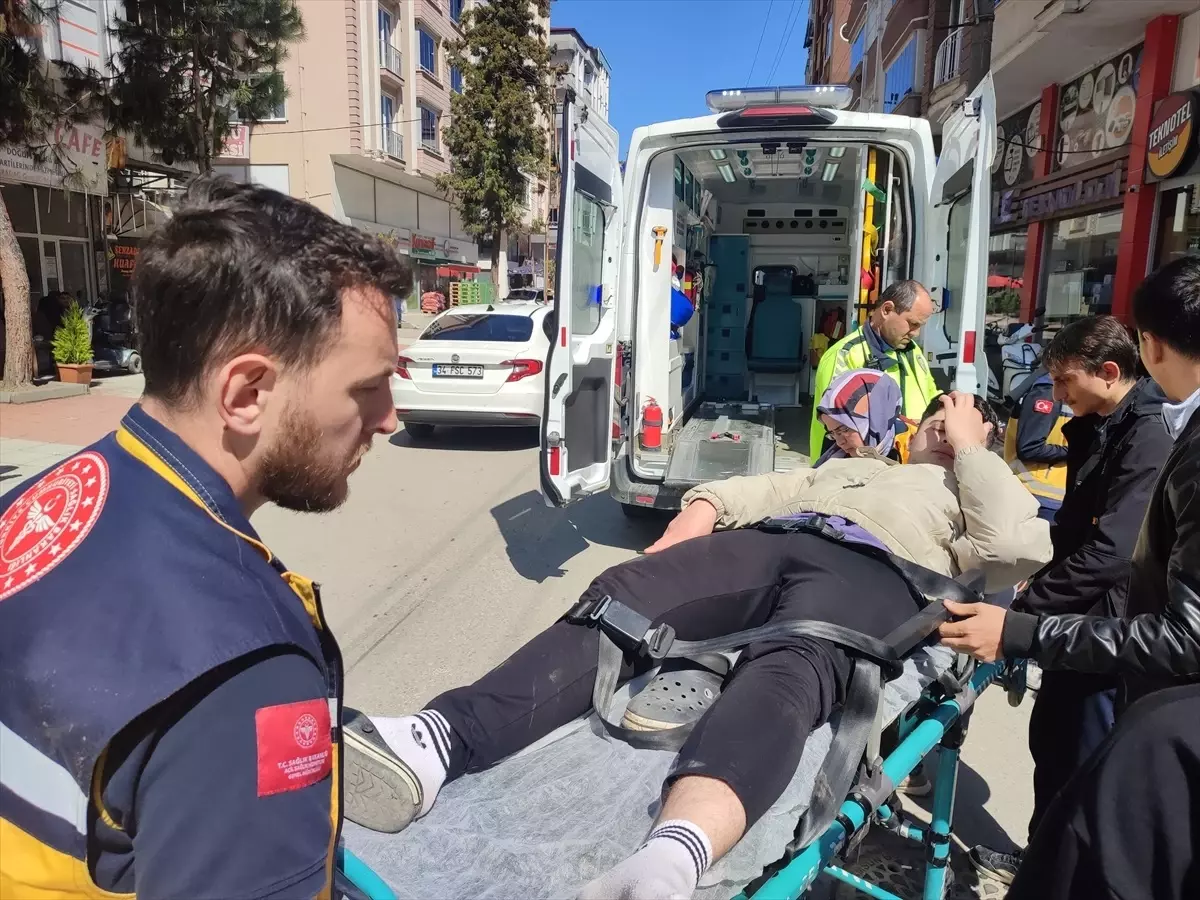 Samsun'da Motosiklet Kazası: Bir Kişi Yaralandı