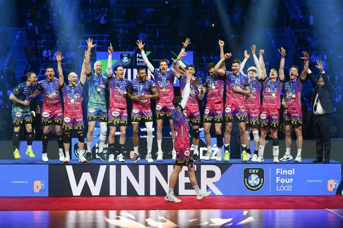 Sir Sicoma Monini Perugia, 2025 CEV Erkekler Şampiyonlar Ligi'ni Kazandı