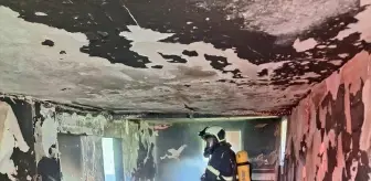 Yalova'da Müstiak Evde Yangın Çıktı