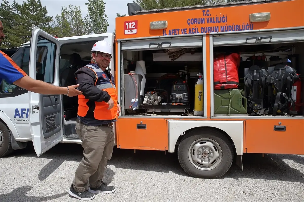 Çorum'da Engellilere Arama Kurtarma Eğitimi