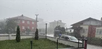 Çorum'da Sağanak ve Dolu Yağışı Hayatı Olumsuz Etkiledi