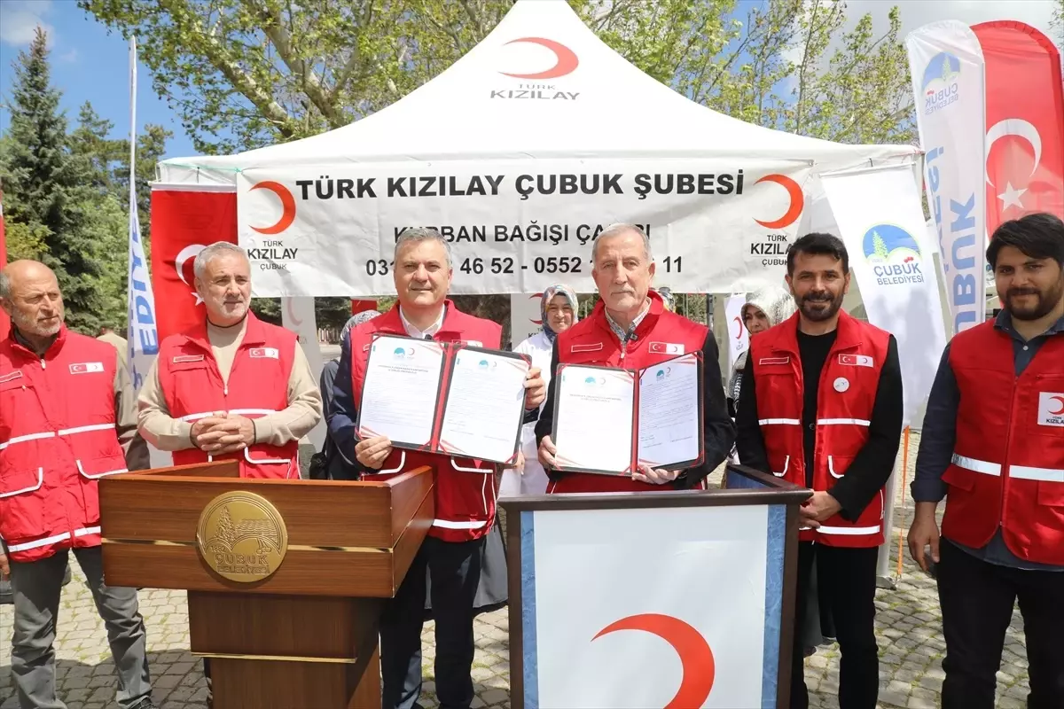 Çubuk'ta Kurban Bağış Kampanyası Başlatıldı