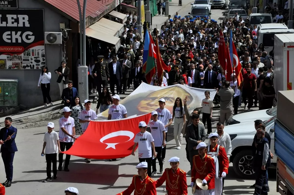 Çukurca'da 19 Mayıs Atatürk'ü Anma, Gençlik ve Spor Bayramı kutlandı