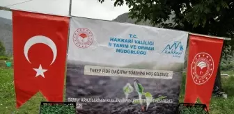 Çukurca'da Çiftçilere 43 Bin Hibeli Sebze Fidesi Dağıtıldı