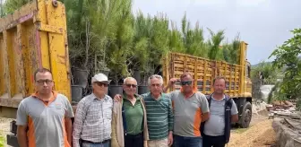Doğa Dede'den Marmaris Belediyesine 650 Fidan Bağışı