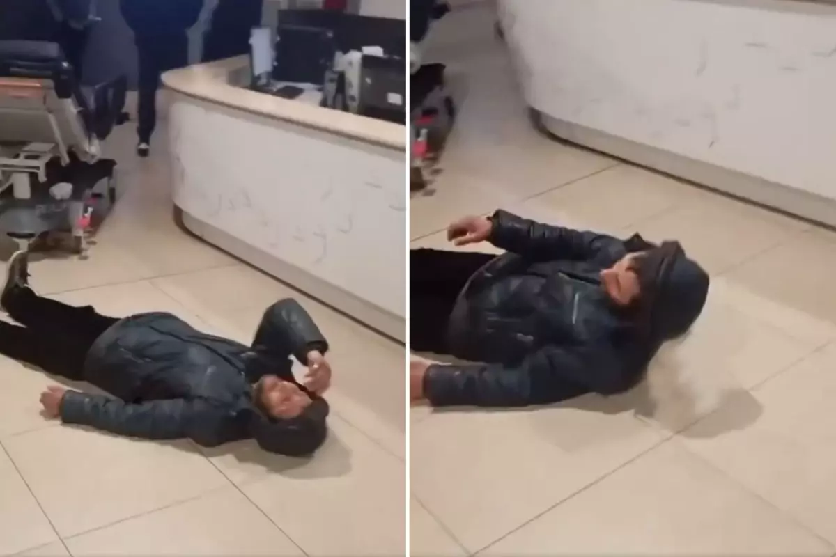 Devlet hastanesinde kaydedilen görüntü tartışma yarattı