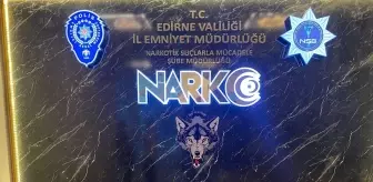 Edirne'de Uyuşturucu Operasyonu: 823 Gram Sentetik Uyuşturucu Ele Geçirildi