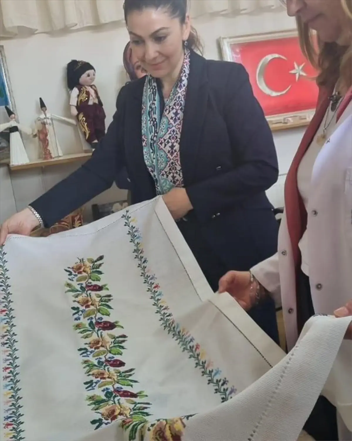 Edirne Valisi Eşinden Kadın Üreticilere Ziyaret