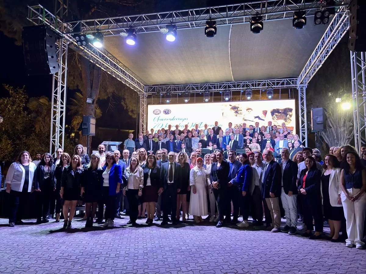 Ege Üniversitesinin kuruluşunun 70. yıl dönümü dolayısıyla resepsiyon verildi