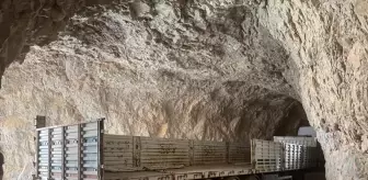 Kemaliye'de Tır Tünele Sıkıştı, Ulaşım Kapatıldı