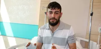 Otomobil Hararet Yaptı, Genç Teknisyen Yanık Tedavisi Görüyor