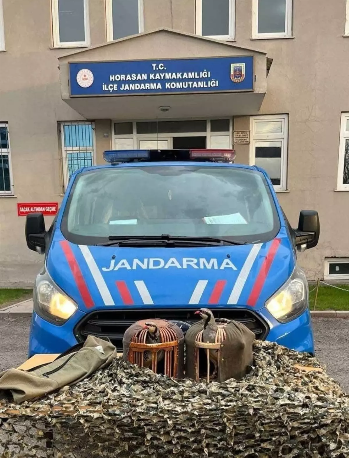 Erzurum'da Kaçak Avcıya 13 Bin 500 Lira Ceza