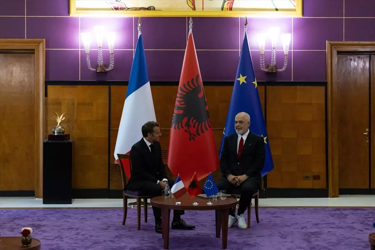 Fransa Cumhurbaşkanı Macron: 'Arnavutluk'un yeri Avrupa Birliği'ndedir'
