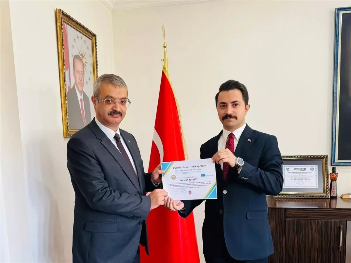 Göynücek Kaymakamı Demirgül, Erasmus Projesi katılımcılarını kabul etti