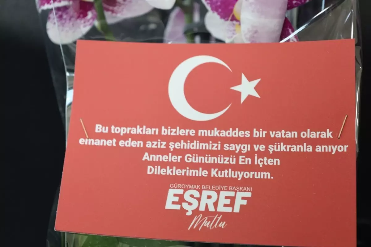 Güroymak Belediye Başkanı Mutlu, şehit annelerinin Anneler Günü'nü kutladı
