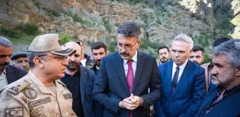 Vali Çelik'ten Yüksekova'daki Arama Çalışmalarına Destek