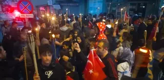 Hüyük'te Gençlik Yürüyüşü ve Fener Alayı Etkinliği