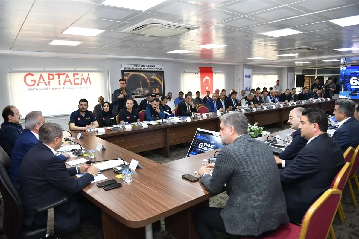İçişleri Bakan Yardımcısı Karaloğlu, Şanlıurfa'da AFAD Koordinasyon Toplantısı'na Katıldı