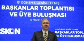 İçişleri Bakanı Yerlikaya, İstanbul'da ASKON'un toplantısına katıldı Açıklaması