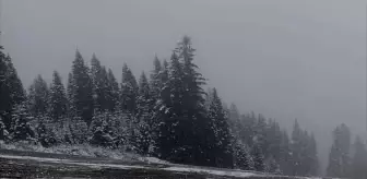 Ilgaz Dağı'na Mayıs Ayında Kar Yağdı