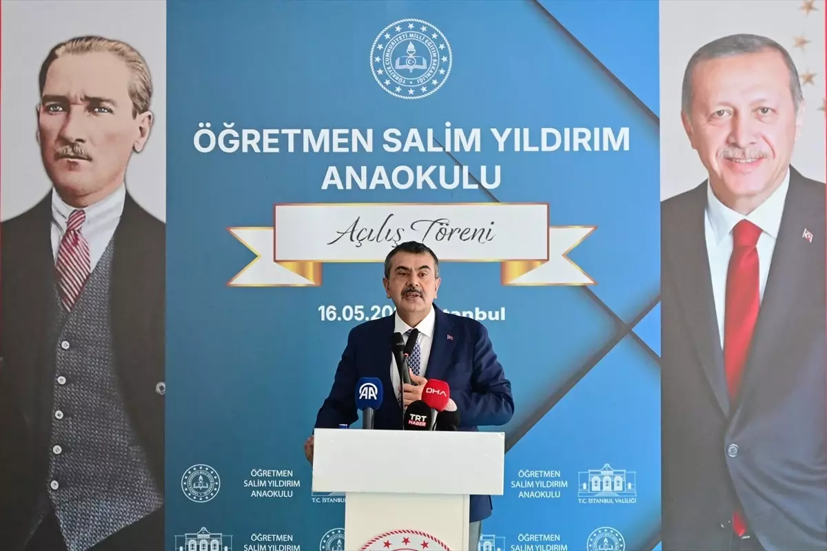 İstanbul'da Öğretmen Salim Yıldırım Anaokulunun açılışı yapıldı