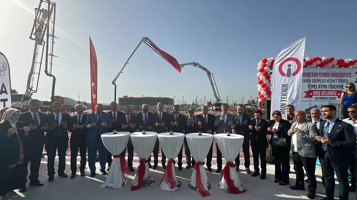 İskenderun Teknik Üniversitesi'nde Yeni Hizmet Binasının Temeli Atıldı