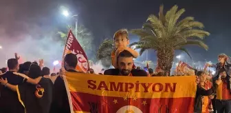 İzmir ve çevre illerde Galatasaray'ın şampiyonluğu kutlanıyor