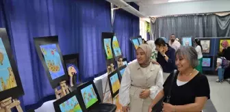 Kahramankazan'da Öğrencilerin Resim Sergisi