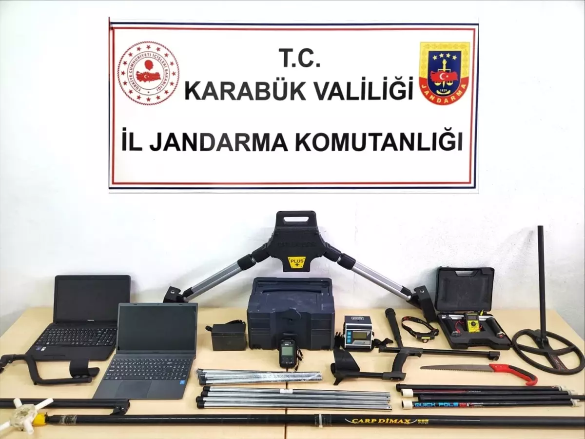 Safranbolu'da Kaçak Kazı Operasyonu: 5 Şüpheli Yakalandı
