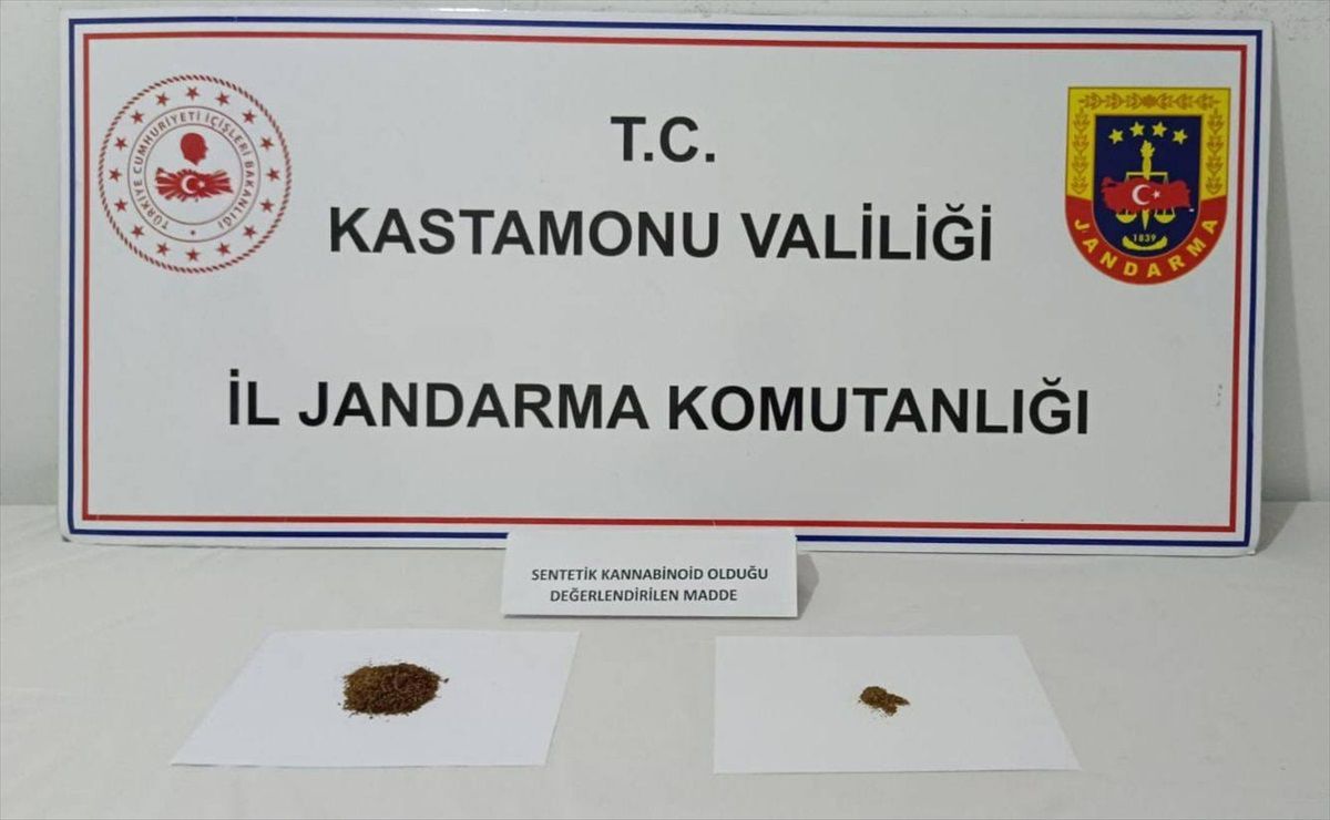 Kastamonu'da Uyuşturucu İle Yakalanan Zanlı Tutuklandı