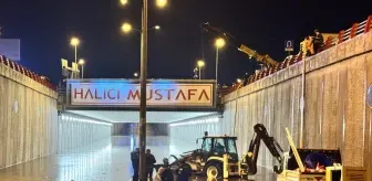 Kayseri'de Sağanak Yağış Hayatı Olumsuz Etkiledi