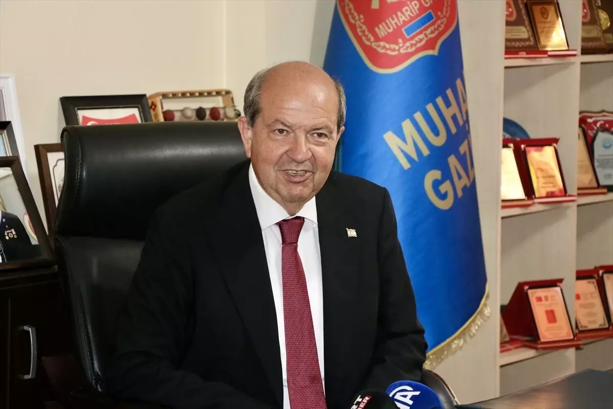 KKTC Cumhurbaşkanı Ersin Tatar, Trabzon'da Kıbrıs gazileriyle bir araya geldi Açıklaması