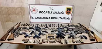 Kocaeli'de Ruhsatsız 18 Silah Ele Geçirildi