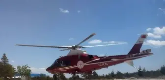 Mide Kanaması Geçiren Hasta Ambulans Helikopterle Hastaneye Kaldırıldı