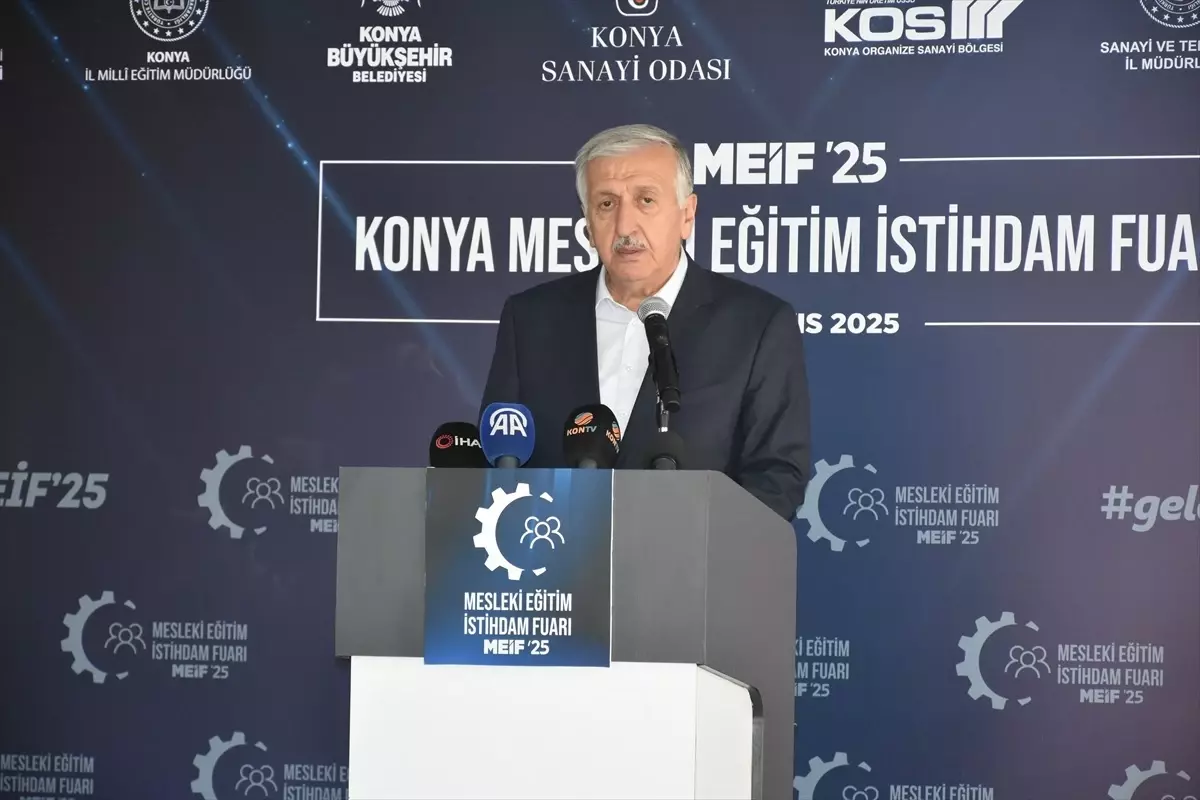 Konya Mesleki Eğitim İstihdam Fuarı MEİF'25 Açıldı
