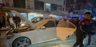 Küçükçekmece'de Galatasaray Şampiyonluk Kutlamasında Havai Fişek Patladı