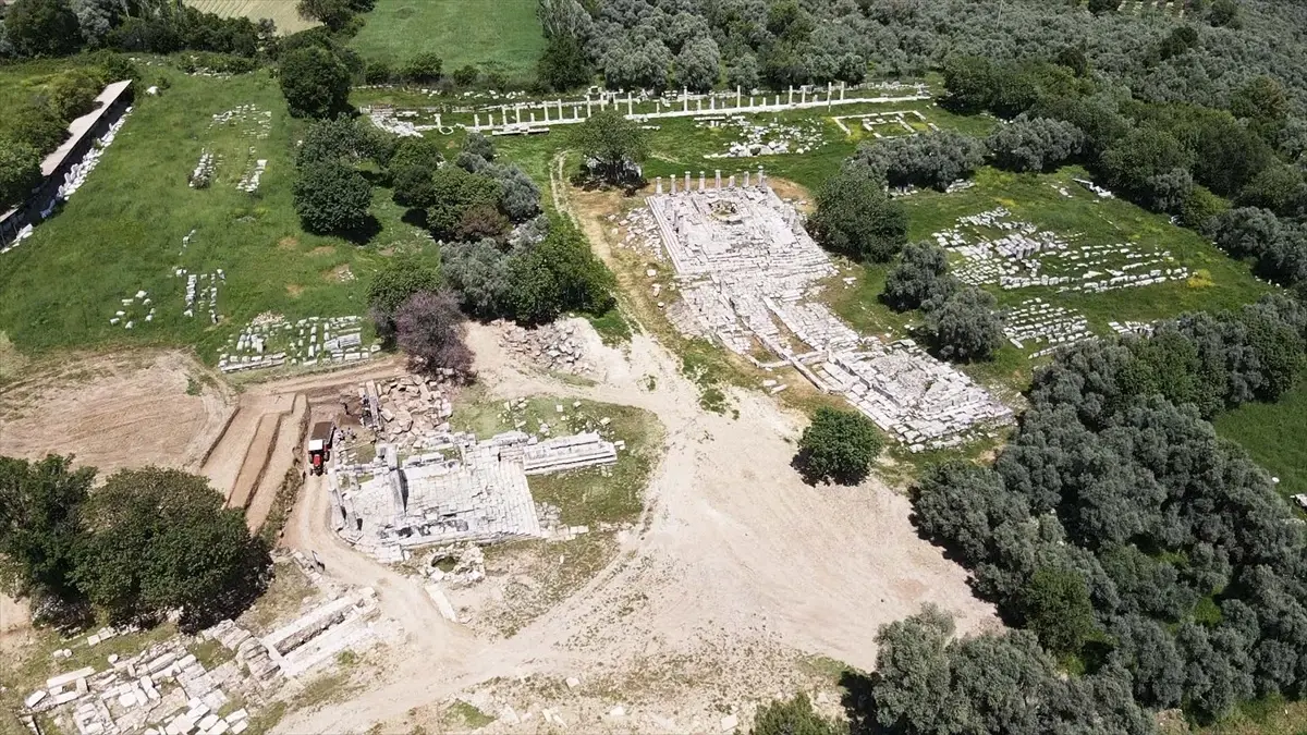 Lagina Hekate Kutsal Alanı'nda Önemli Kazı Çalışmaları Devam Ediyor