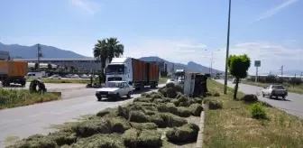 Manisa'da Takla Atan Kamyonette Sürücü Yaralandı