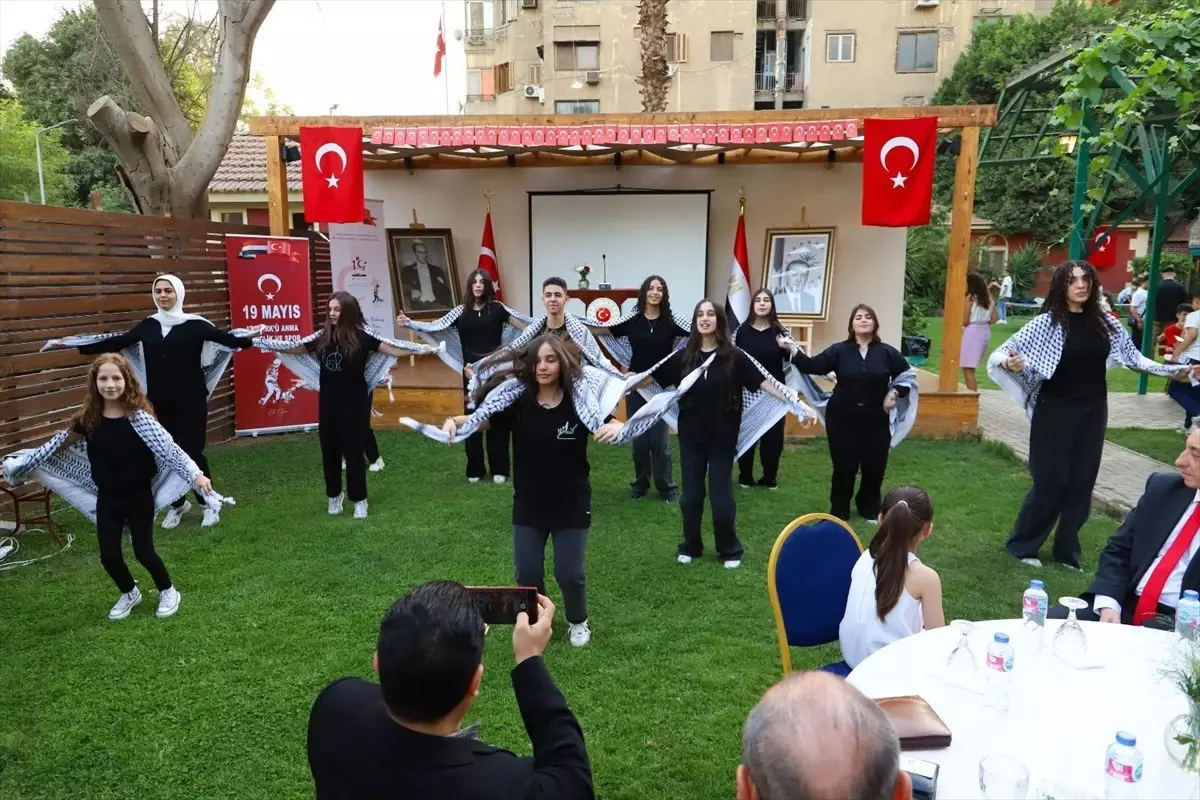 Mısır'da 19 Mayıs Atatürk'ü Anma, Gençlik ve Spor Bayramı kutlandı