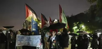 Gazze İçin İnsani Yardım Eylemi: Mısır Konsolosluğu Önünde Protesto